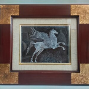 油絵 のおすすめ作品・人気作家 ウマ 茶色 点描画 ウマ インテリア絵画 アート