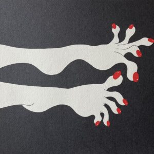 デッサン 素描 のおすすめ作品・人気作家 夜 足 ひとり夜(よ) インテリア絵画 アート