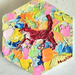 アクリル画 のおすすめ作品・人気作家 抽象画 アクリル画 カラフル キャンバス Catch Me If You Can インテリア絵画 アート
