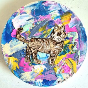 アクリル画 のおすすめ作品・人気作家 抽象画 アクリル画 カラフル キャンバス Who Did You Think I Was インテリア絵画 アート