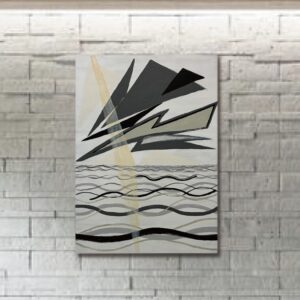 抽象画 のおすすめ作品・人気作家 モノクロ 海 空 呼応 インテリア絵画 アート