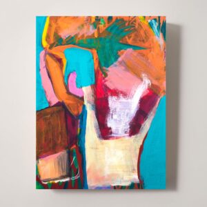 アクリル画 のおすすめ作品・人気作家 アクリル 抽象画 水彩画 緑 オレンジ カラフル ブラウン モダンアート 現代アート 深淵の森から ーFrom the Abyssal Forestー インテリア絵画 アート