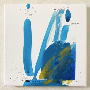 アクリル画 のおすすめ作品・人気作家 抽象画 アクリル画 ブルー 今日の絵 心象 心象風景 日々の心象シリーズ 風景画 interior インテリア絵画 アート