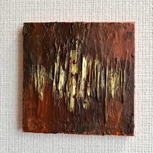 アートグッズ 雑貨 のおすすめ作品・人気作家 抽象画 Yuka Mitsufuji アクリル画 アート販売 アート買う インテリア テクスチャーアート ミニアート モダン 光藤有佳 現代アート 「華」ミニキャンバスアクリル抽象画 03 インテリア絵画 アート