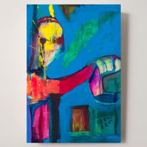 アクリル画 のおすすめ作品・人気作家 アクリル 抽象画 水彩画 赤 黄色 カラフル モダンアート 現代アート 青 Post Tradition インテリア絵画 アート