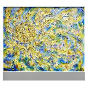 アクリル画 のおすすめ作品・人気作家 抽象画 abstractpainting acryl bright contemporaryart design energy interior moon Power sun yellow,ゴールド インテリア エネルギー デザイン パワー 太陽 現代アート 癒し 絵画 sun F30 インテリア絵画 アート