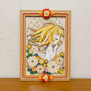 デジタルイラスト のおすすめ作品・人気作家 イラスト 花 かぎ針編み アート イエロー マンダラ 女の子 黄 Radiancy インテリア絵画 アート