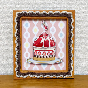 デジタルイラスト のおすすめ作品・人気作家 イラスト ピンク かぎ針編み かわいい イチゴ カラフル ケーキ スイーツ ラヴに純粋 インテリア絵画 アート