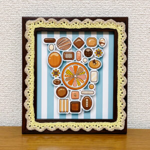 デジタルイラスト のおすすめ作品・人気作家 イラスト かぎ針編み かわいい オレンジ スイーツ チョコレート ブラウン ポップ あなたはアナタ インテリア絵画 アート
