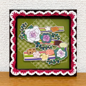 デジタルイラスト のおすすめ作品・人気作家 イラスト 花 おかき かぎ針編み カラフル ポップ 和菓子 季節 雅趣 インテリア絵画 アート