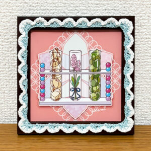 デジタルイラスト のおすすめ作品・人気作家 イラスト かぎ針編み わらび餅 カラフル ポップ ラベンダー 和菓子 季節 天つ水 インテリア絵画 アート