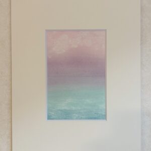 日本画 のおすすめ作品・人気作家 海 パステルカラー ビーチ 夏 夕空 青 memory インテリア絵画 アート