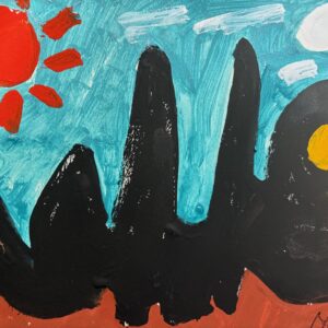 その他 イラスト 黒ちやん インテリア絵画 アート