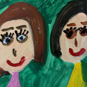 その他 イラスト ガールフレンド インテリア絵画 アート