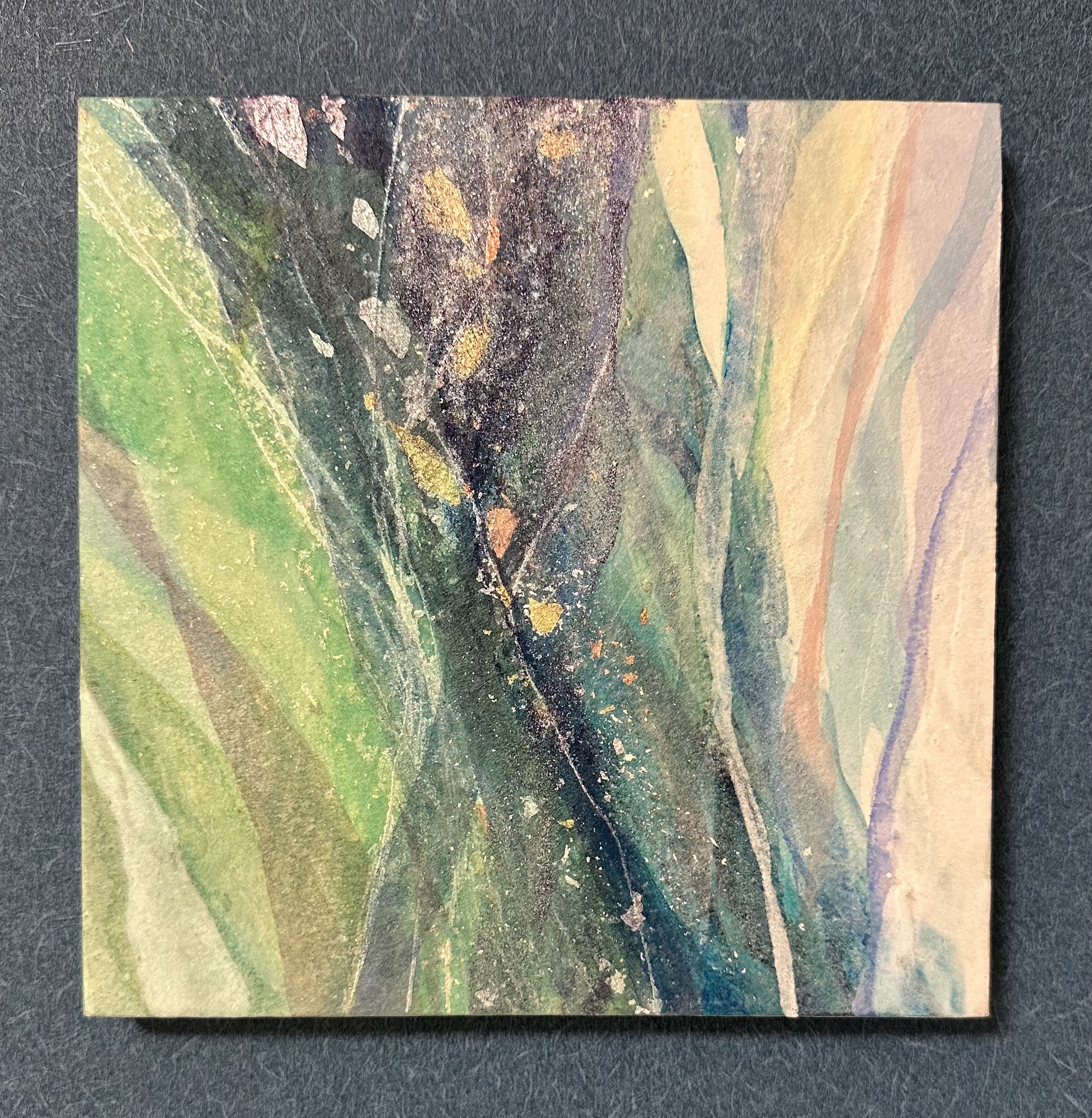 日本画 のおすすめ作品・人気作家 緑 川 日本画 青 清流　4 インテリア絵画 アート
