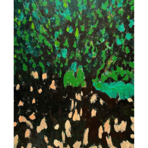 絵画 のおすすめ作品・人気作家 油彩　公園　風景 原画・油彩「夏の公園」絵画・F6（32×41㎝）アート・キャンバス インテリア絵画 アート