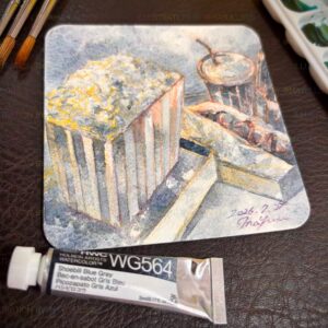 水彩画 のおすすめ作品・人気作家 ポップコーン 暗がりのとも インテリア絵画 アート