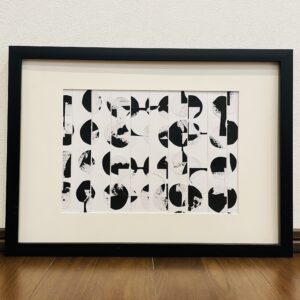 コラージュ のおすすめ作品・人気作家 コラージュモノクロ コンポジション 4 インテリア絵画 アート