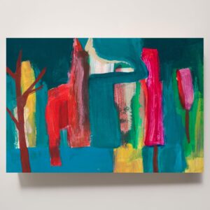 アクリル画 のおすすめ作品・人気作家 アクリル 抽象画 水彩画 緑 赤 カラフル モダンアート 現代アート 青 Post Tradition インテリア絵画 アート