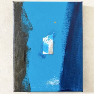 アクリル画 のおすすめ作品・人気作家 抽象画 アクリル画 ブルー 今日の絵 心象 心象風景 日々の心象シリーズ 風景画 entrance インテリア絵画 アート