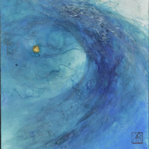 日本画 のおすすめ作品・人気作家 青水海 XCII (92) ‐Blue インテリア絵画 アート