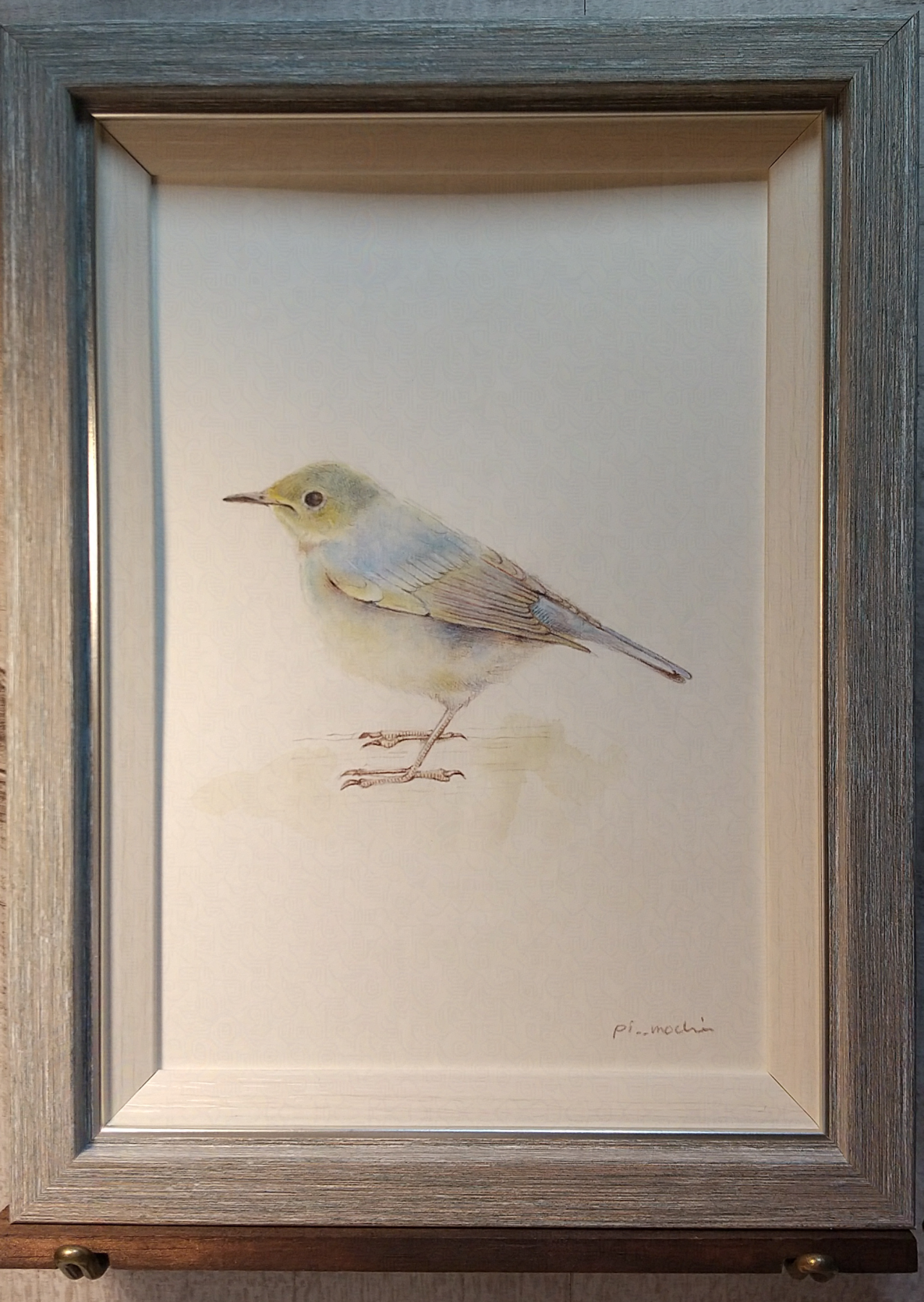 Siberian Blue Robin | pi__mochi ｜インテリア絵画 アートの専門通販