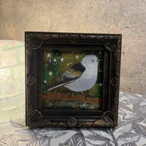 手描きイラスト のおすすめ作品・人気作家 シマエナガ 新緑とシマエナガ インテリア絵画 アート