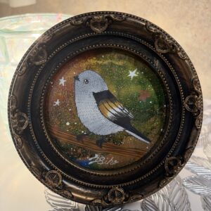 手描きイラスト のおすすめ作品・人気作家 シマエナガ レインボーギャラクシー インテリア絵画 アート