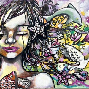 画家 Moeistic Art 英国バーミンガムシティー大学卒