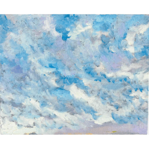 絵画 のおすすめ作品・人気作家 空 油彩 原画 油彩「 朝の空 20260820」絵画・F3(22×27㎝)アート・キャンバス インテリア絵画 アート