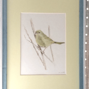 水彩画 のおすすめ作品・人気作家 動物 緑 鳥 水彩 色鉛筆 Leaf fairy インテリア絵画 アート