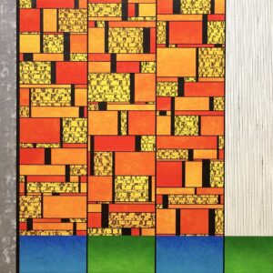 アクリル画 のおすすめ作品・人気作家 アクリル 抽象 カラフル デザイン 図形 木製パネル 細密 音楽 【販売中】SOUNDTRACK インテリア絵画 アート