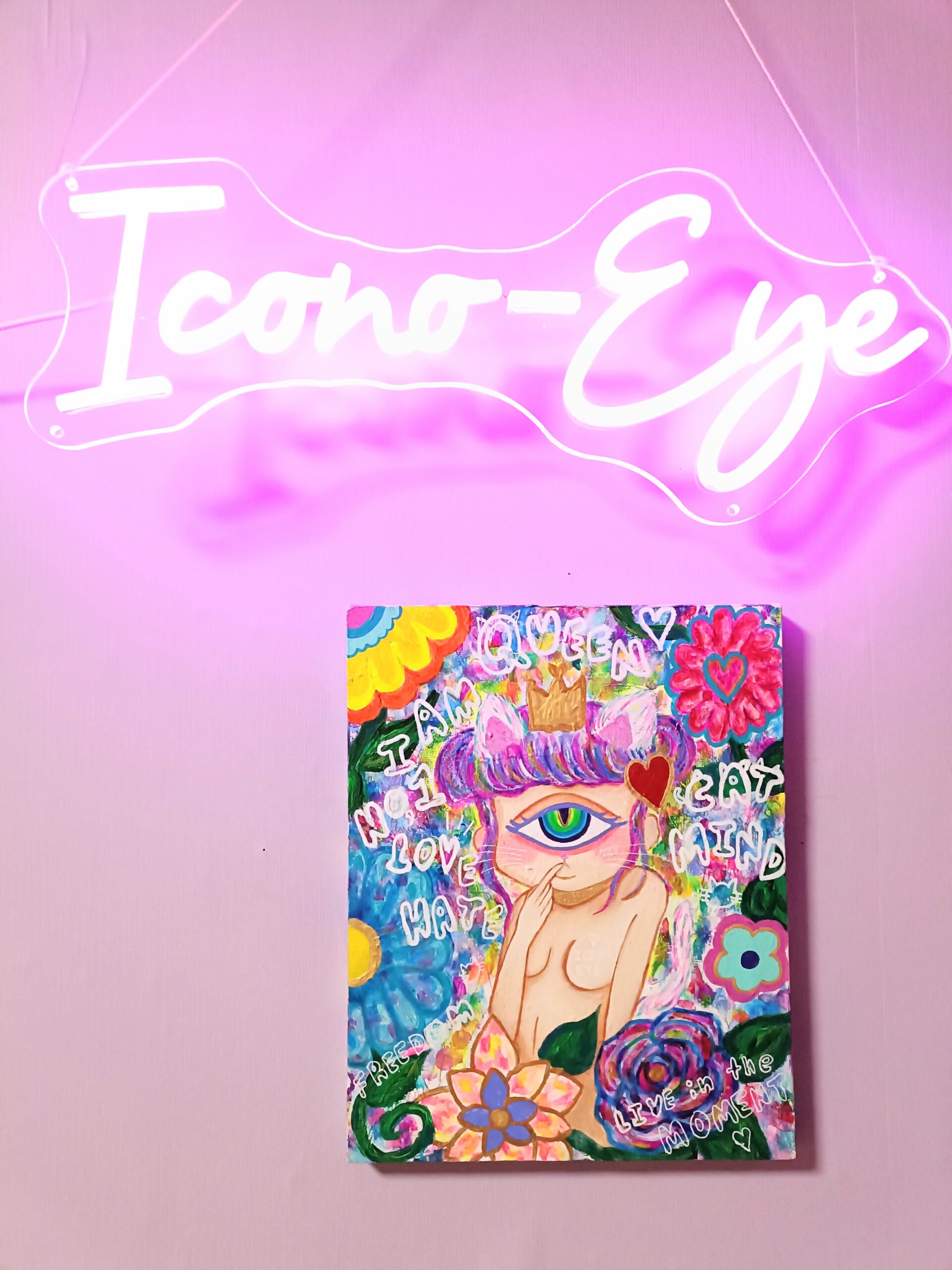 イラスト のおすすめ作品・人気作家 イラスト ミクストメディア 星 猫 花 mixedmedia Shootingstar  可愛い お花 ふわふわ アニメ イラストアート カラフル ファンシー ファンタジー ポジティブ メッセージ 夢 女の子 女の子イラスト 幻想的 流れ星 現代アート 絵画 薔薇 Icono-Eye-再生- インテリア絵画 アート