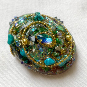 工芸(陶芸 ガラス 彫金 木工 染織/テキスタイル) のおすすめ作品・人気作家 森 オブジェ ミニオブジェ レジン 森の石~Stone of the Forest~ インテリア絵画 アート