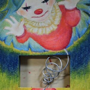 パステル画 のおすすめ作品・人気作家 クレヨン ピエロ 立体作品 Good evening インテリア絵画 アート