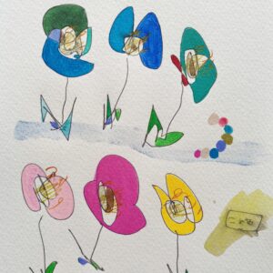 手描きイラスト のおすすめ作品・人気作家 音楽線 手賀沼 インテリア絵画 アート