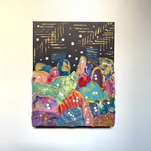 絵画 のおすすめ作品・人気作家 カラフル ダンス 夜景 Dancing Building インテリア絵画 アート