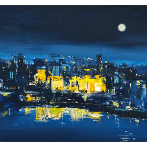 アクリル画 のおすすめ作品・人気作家 夜景 街の灯 インテリア絵画 アート