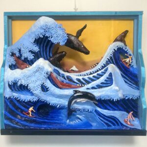 絵画 のおすすめ作品・人気作家  クジラと仲間たち インテリア絵画 アート