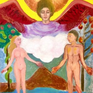 アクリル画 のおすすめ作品・人気作家 タロット 占い 恋人たち The Lovers 恋人たち インテリア絵画 アート