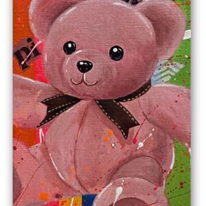 アクリル画 のおすすめ作品・人気作家 art くま アート 絵画 Happy Splash 02 インテリア絵画 アート