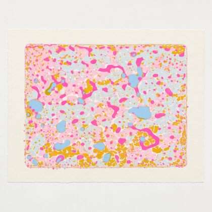 版画 のおすすめ作品・人気作家 抽象画 カラフル モノタイプ 版画 Untitled インテリア絵画 アート
