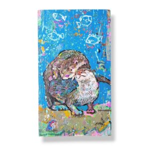 アクリル画 のおすすめ作品・人気作家 魚 カワウソ ヤドカリ Catch of the Day インテリア絵画 アート
