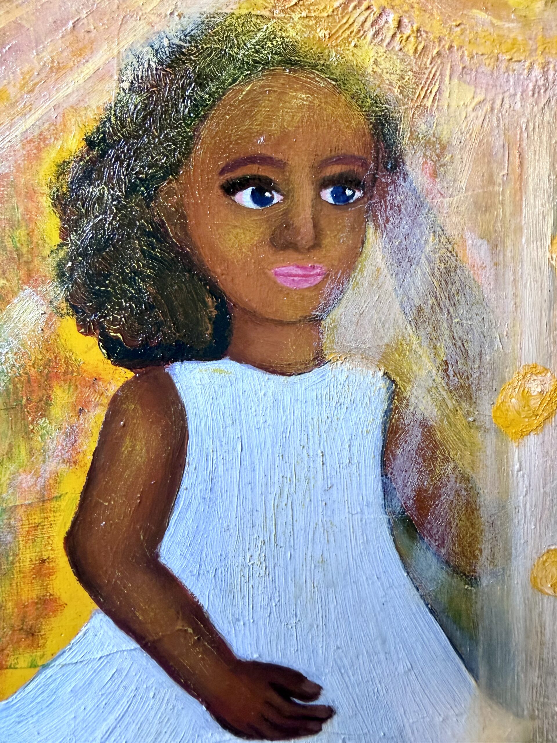 本物 油絵 オーストラリア人画家 ダイアナレイン 本物 油絵