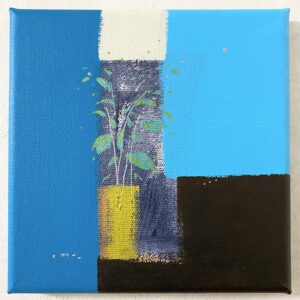 アクリル画 のおすすめ作品・人気作家 抽象画 アクリル画 ブルー 今日の絵 心象 心象風景 日々の心象シリーズ 風景画 everyday インテリア絵画 アート