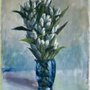 絵画 のおすすめ作品・人気作家 stillife oilpainting ＃花＃静物＃油絵＃flower リンドウ インテリア絵画 アート