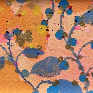 手描きイラスト のおすすめ作品・人気作家 花 ナチュラル 癒し 花 【 pinky, and orange moment 】 インテリア絵画 アート