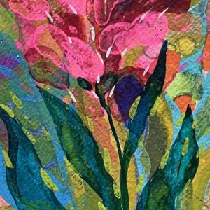 アクリル画 のおすすめ作品・人気作家 自然 花 Nature passion 情熱 【 涙ごと 満ちて 】 インテリア絵画 アート