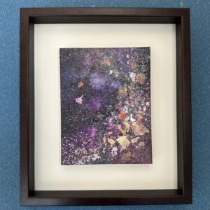 日本画 のおすすめ作品・人気作家 花 箔 紫 花の影 インテリア絵画 アート