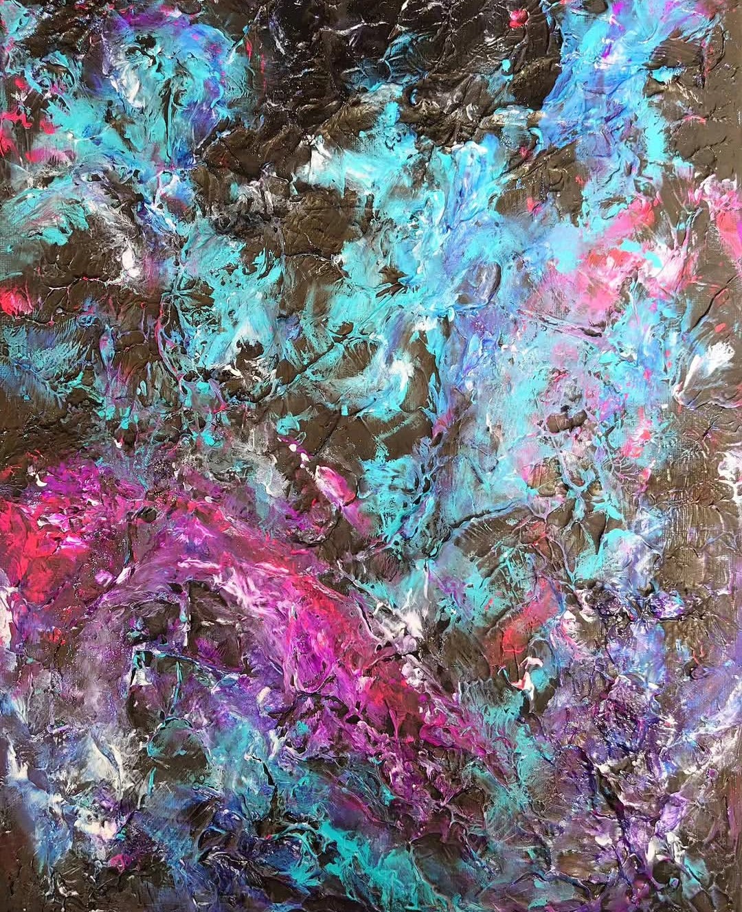 アクリル画 のおすすめ作品・人気作家 抽象画 鳥 テクスチャーアート フィンガーアート Emotion インテリア絵画 アート